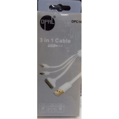 Opal 3 in 1 Cable 1.2 Meter Offers Price in Sharjah UAE 