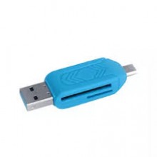 PORTABLE OTG TF / SD CARD READER WITH USB 2.0