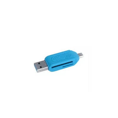 PORTABLE OTG TF / SD CARD READER WITH USB 2.0