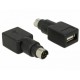  PS/2 Male to USB Female Converter Adapter 