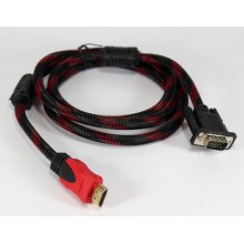 1.5m High quality HDMI to VGA Audio and Video Cable