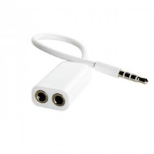 1 Male to 2 Female 3.5 Jack Aux Audio Cable Headphone Splitter