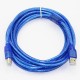 USB 2.0 AM-BM Printer Cable - Blue 5M-Length