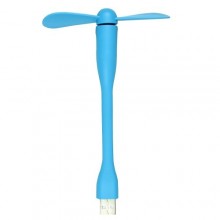 Casotec Silicone Mini Portable & Flexible USB Fan - Sky Blue