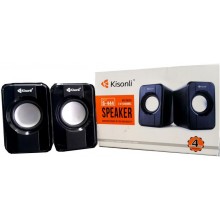 Kisonli S-444 Mini Speaker USB, Black