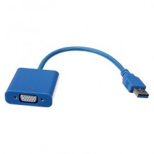 USB 3.0 to VGA Display External Video Graphic Cable Cord Adapter