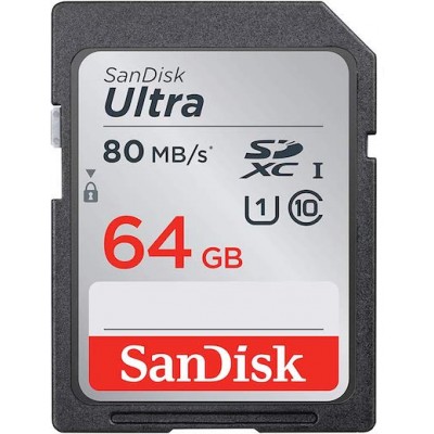 SanDisk 64 GB Ultra SDXC Memory Card 